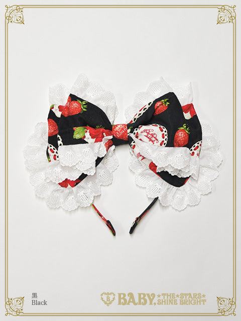 予約】Love's Strawberry Afternoon Tea柄 カチューシャ – BABY, THE