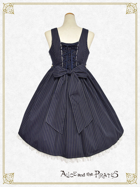 Annabelleストライプジャンパースカート