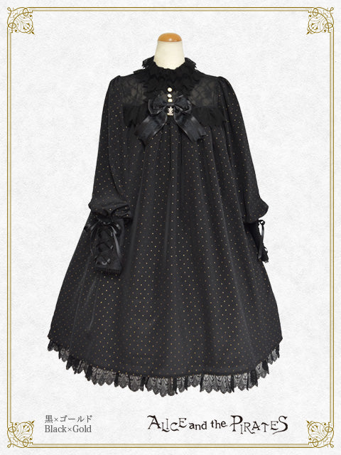 Glitter dot dolly one piece dress