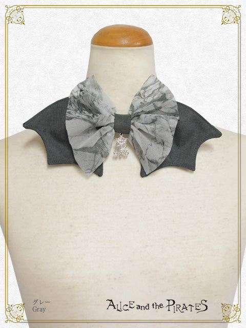 Spooky Shadow bat ribbon tie