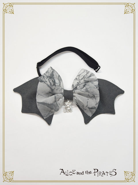 Spooky Shadow bat ribbon tie