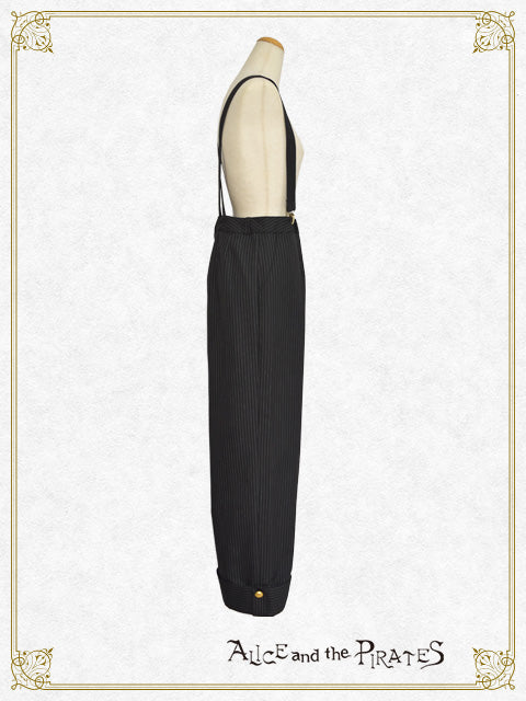Brilliant Notice from Phantom thief long pants with striped suspenders