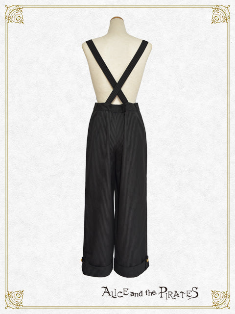 Brilliant Notice from Phantom thief long pants with striped suspenders