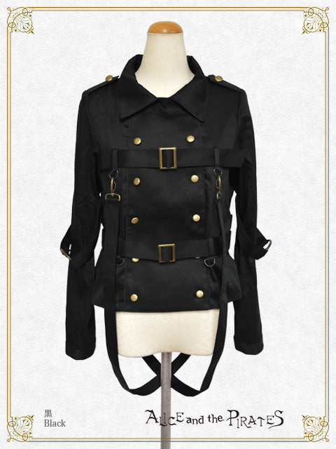 Overshirt with harness belt