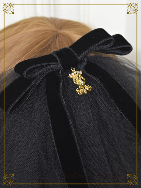 Velveteen Ribbon Veil
