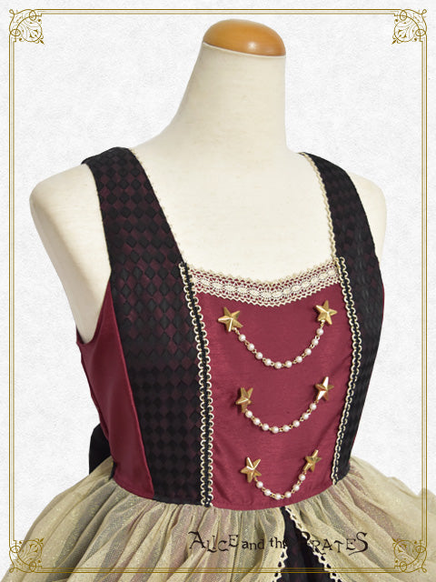 Illusion or reality, “Piste d’un cirque” in memory “Un” jumper skirt