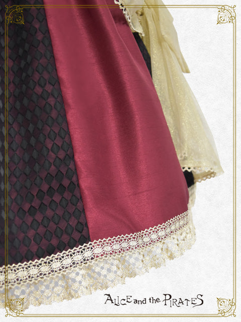 Illusion or reality, “Piste d’un cirque” in memory “Un” jumper skirt