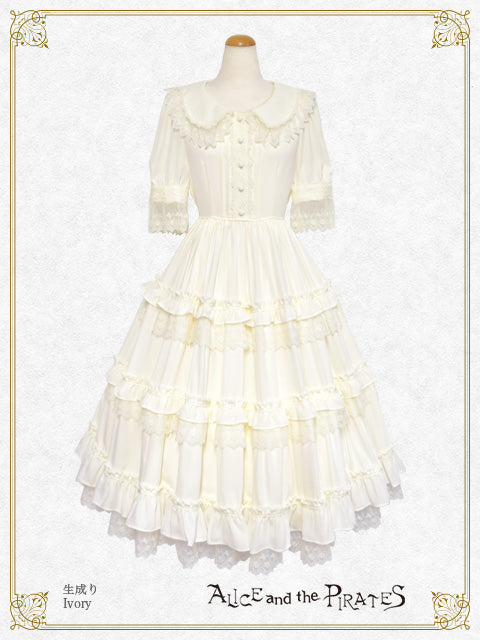 Historia Long Tiered one-piece dress