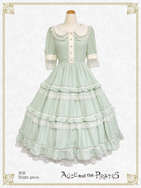 Historia Long Tiered one-piece dress