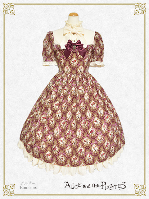 Reminiscence of Ornament Rose one piece dress