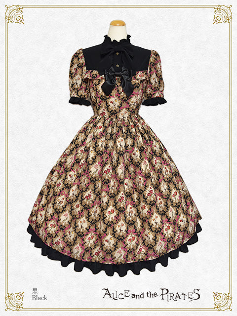 Reminiscence of Ornament Rose one piece dress