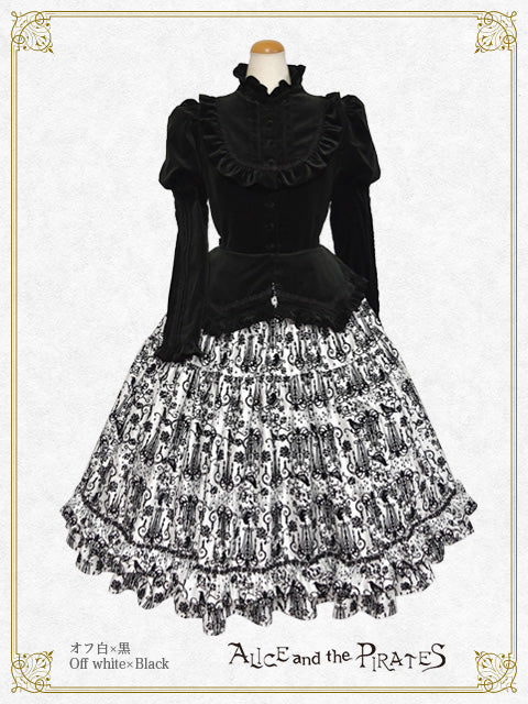 Chandelier-flocky one piece dress
