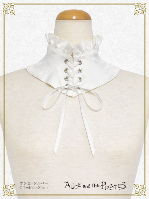 Double faced Saint sister neck corset