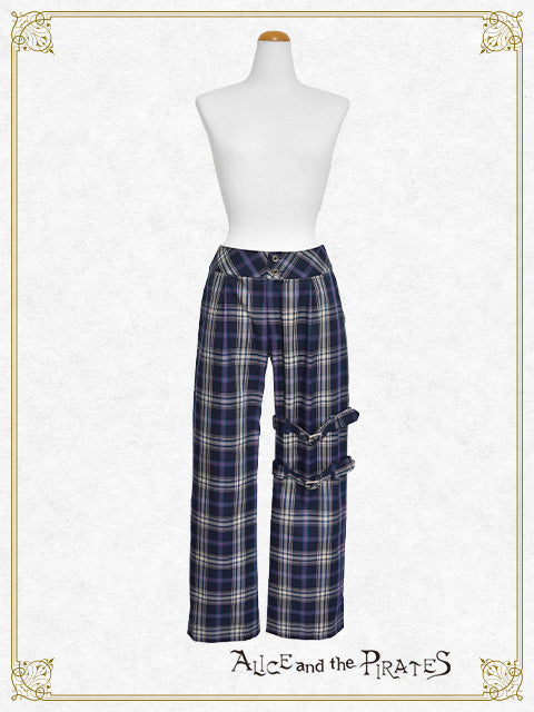A/P Tartan check long pants