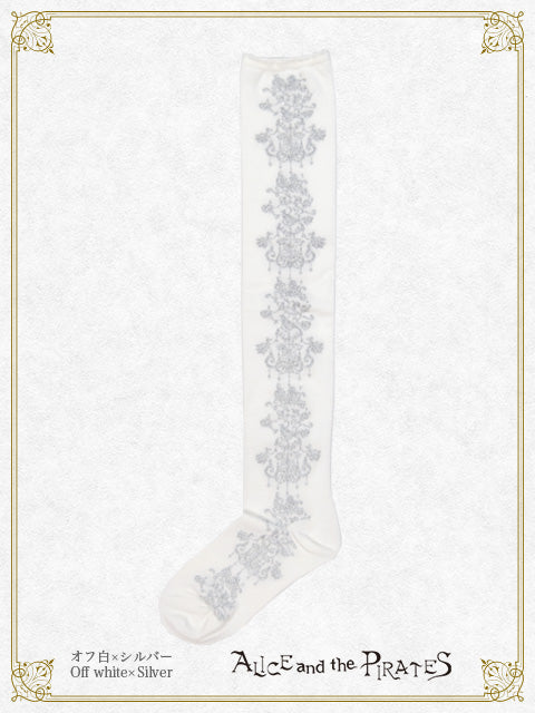 A/P Classical Chandelier Overknee Socks