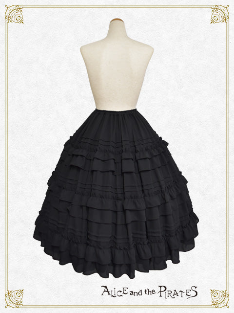 Historia Long Tiered Skirt