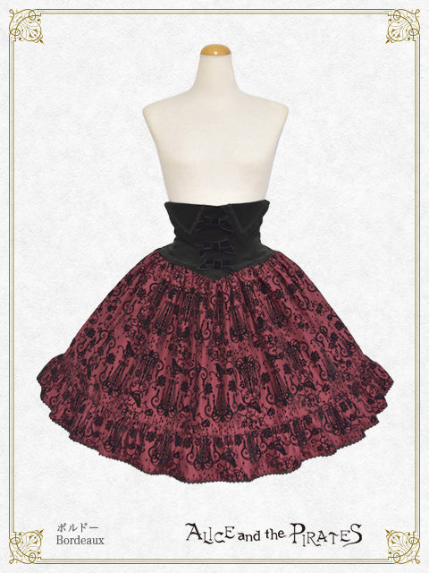 Chandelier-flocky Skirt
