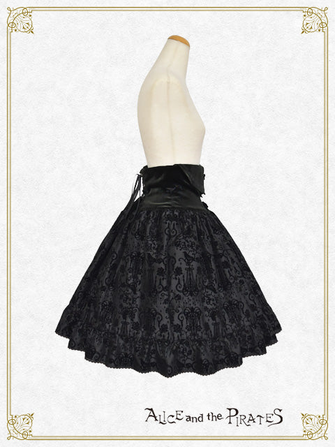 Chandelier-flocky Skirt