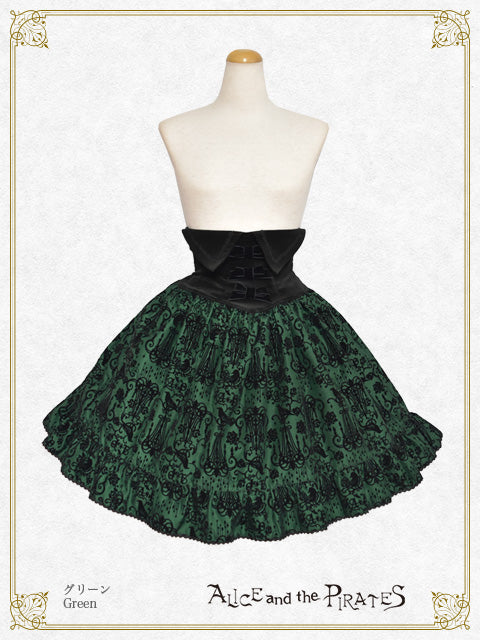 Chandelier-flocky Skirt