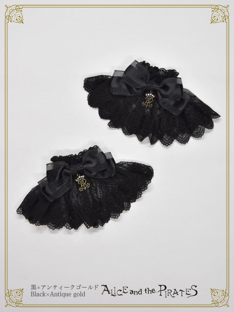 A/P tulle lace sleeve cuffs