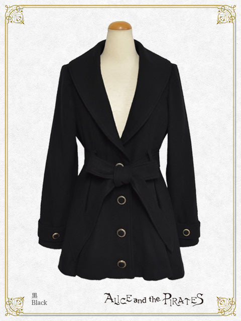 Shawl Collar Mid-Length Coat