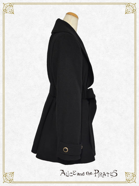Shawl Collar Mid-Length Coat