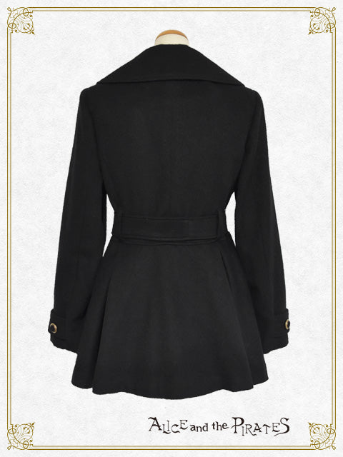 Shawl Collar Mid-Length Coat