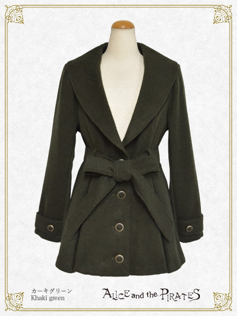 Shawl Collar Mid-Length Coat