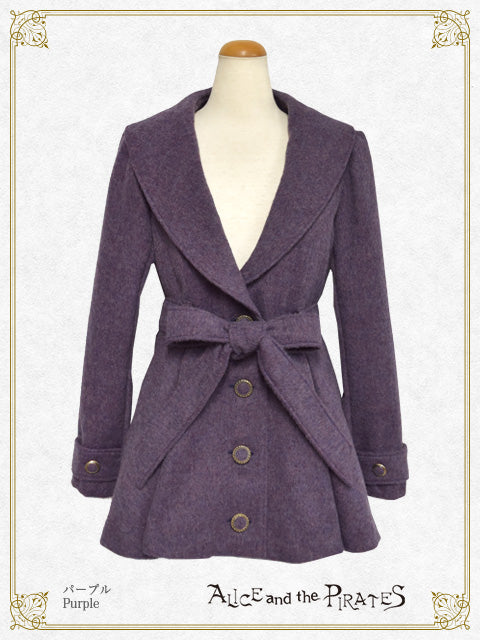 Shawl Collar Mid-Length Coat
