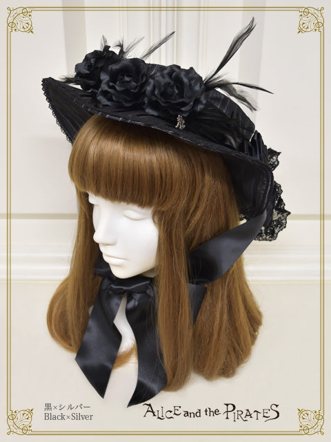 Lady of Rose Canotier Hat