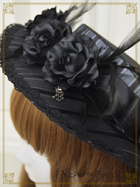 Lady of Rose Canotier Hat