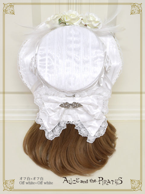 Lady of Rose Canotier Hat