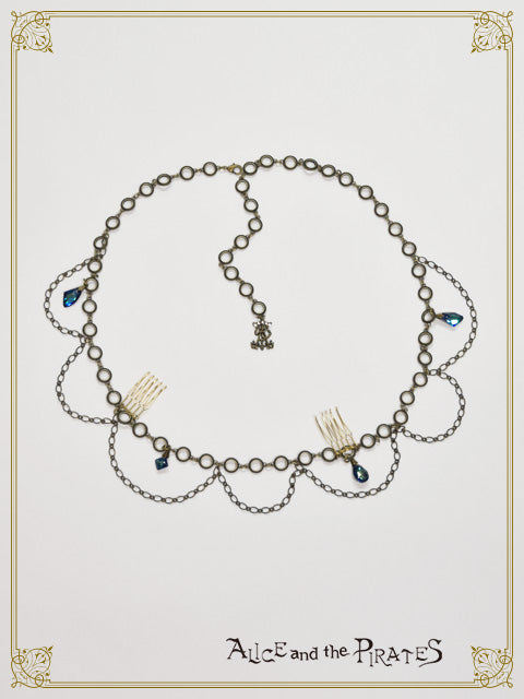 海神ポセイドンチェーンヘア飾り