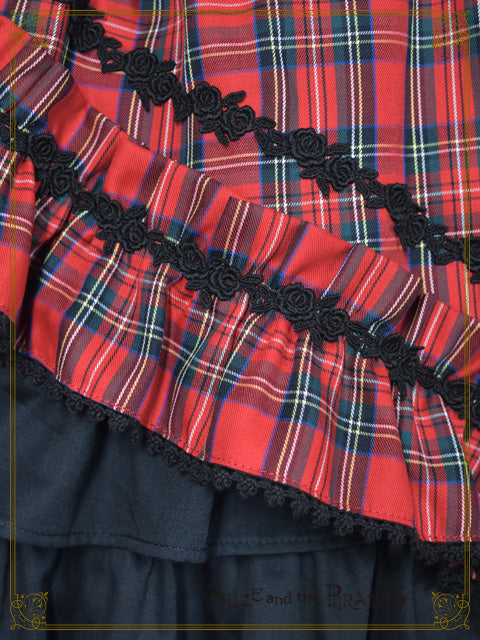 Matilda gathered frill jumper skirt