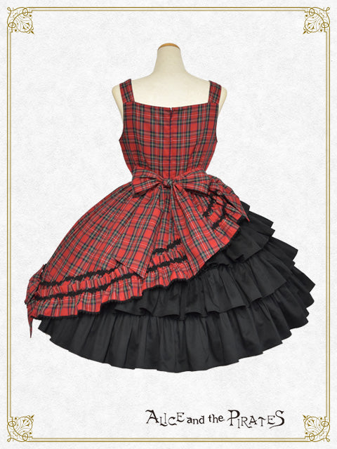 Matilda gathered frill jumper skirt