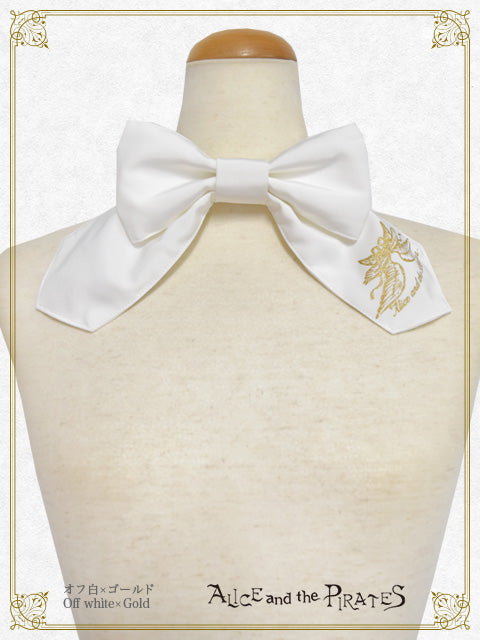 Fallen Angel Print Ribbon Tie