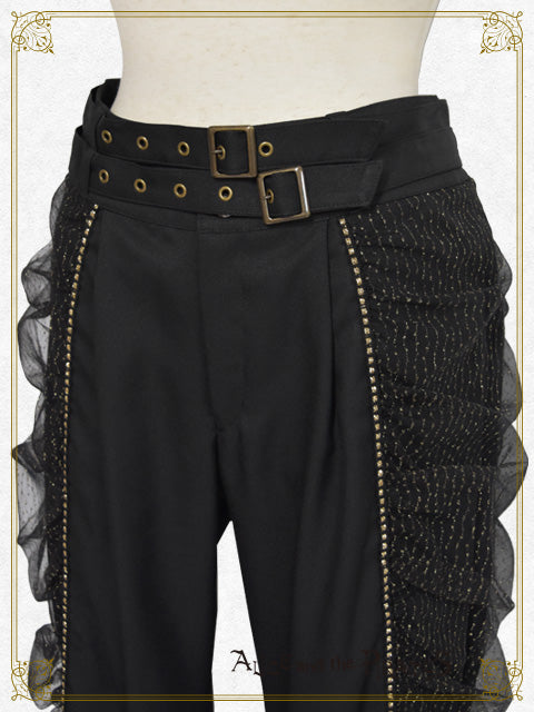 海神ポセイドンギャザーロングパンツ