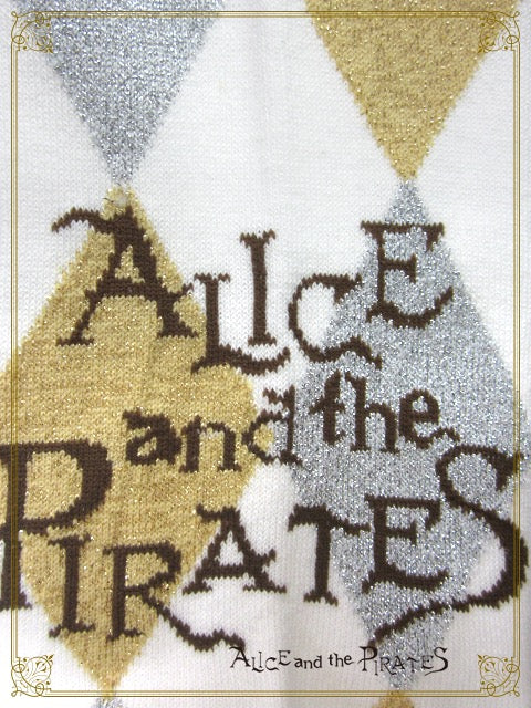 A/P Diamond Pattern Glitter Over-the-Knee Socks