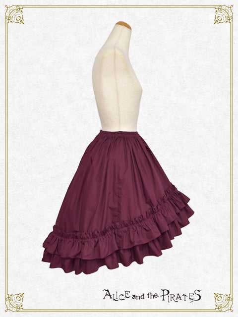 Two-tiered petticoat skirt