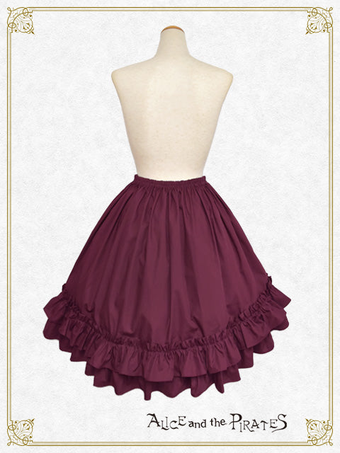 Two-tiered petticoat skirt