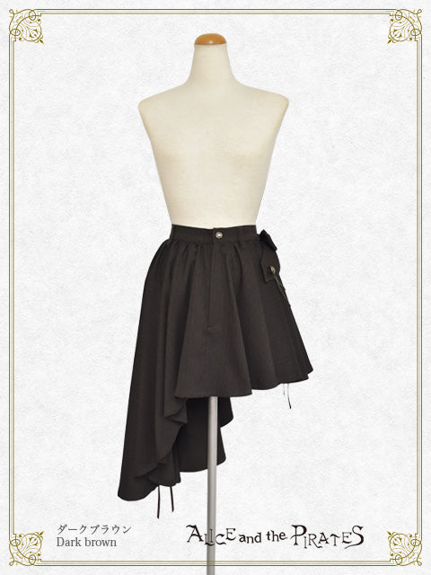 Herringbone Asymmetrical Overskirt