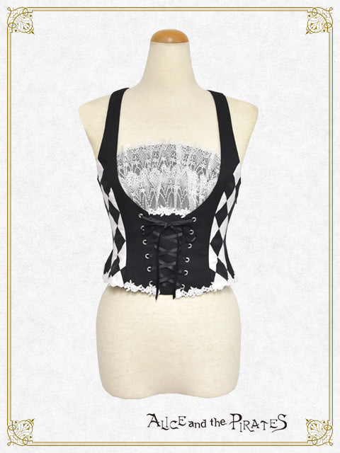 【予約】運命のChess Game~蒼白と漆黒のDamier~ビスチェ