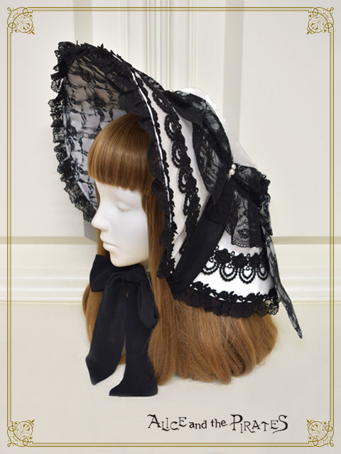 【予約】死の乙女に導かれし者たちのMasquerade ドレスハット
