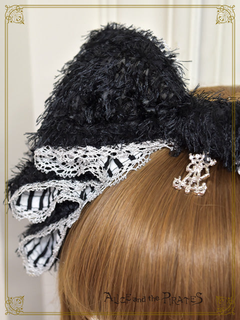 【予約】運命のChess Game~蒼白と漆黒のDamier~リボンヘッドドレス