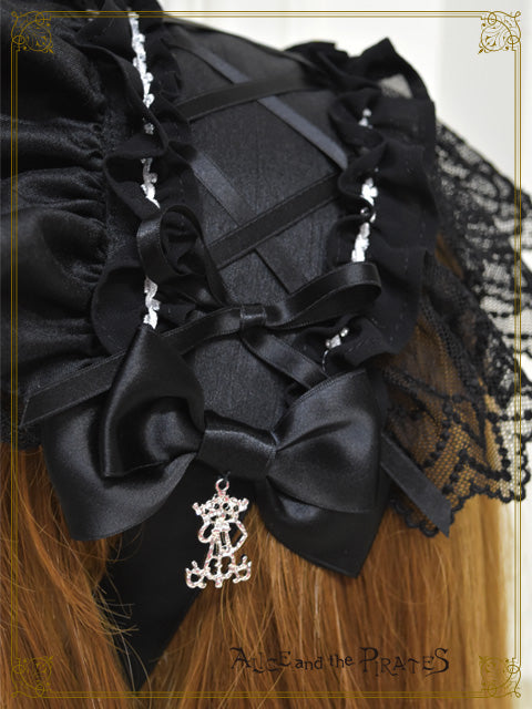 【予約】ダイアナシフォンフリルヘッドドレス