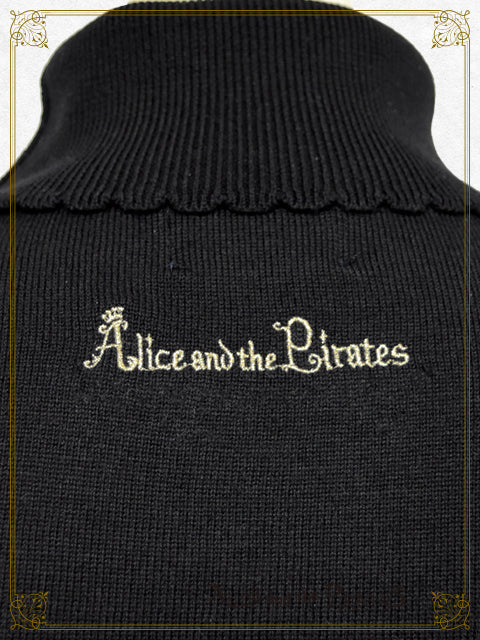 A/P logo embroidered turtle neck pullover