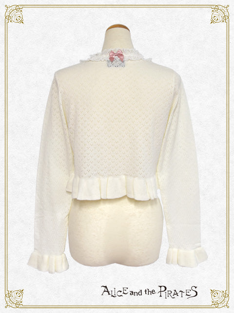 Ribbon Ribbon frill bolero