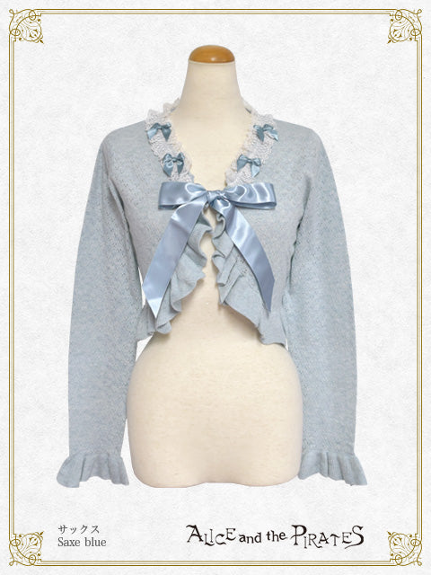 Ribbon Ribbon frill bolero