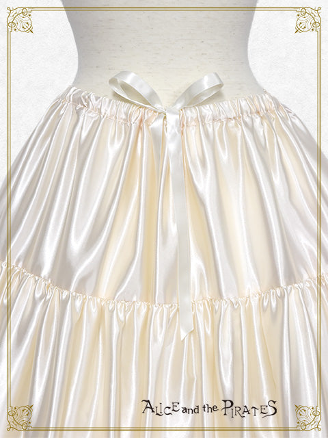 A/P long dress frill petticoat