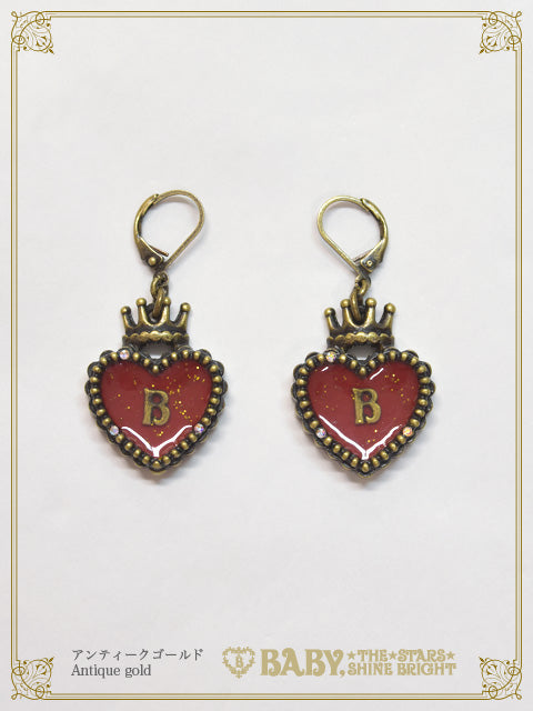 HEART TRUMP Pierced earrings